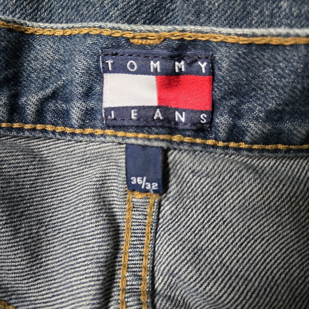 Tommy Hilfiger Men's Blue Straight Jeans 36 X 32 - Picture 3 of 5